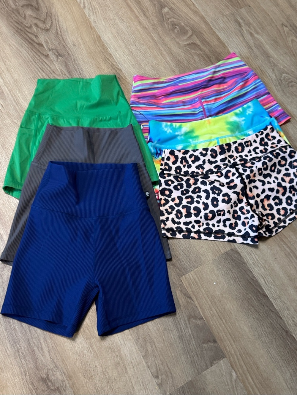 Lot of 6 High-Waist Athletic Shorts 3 are born primitive 3 other brands